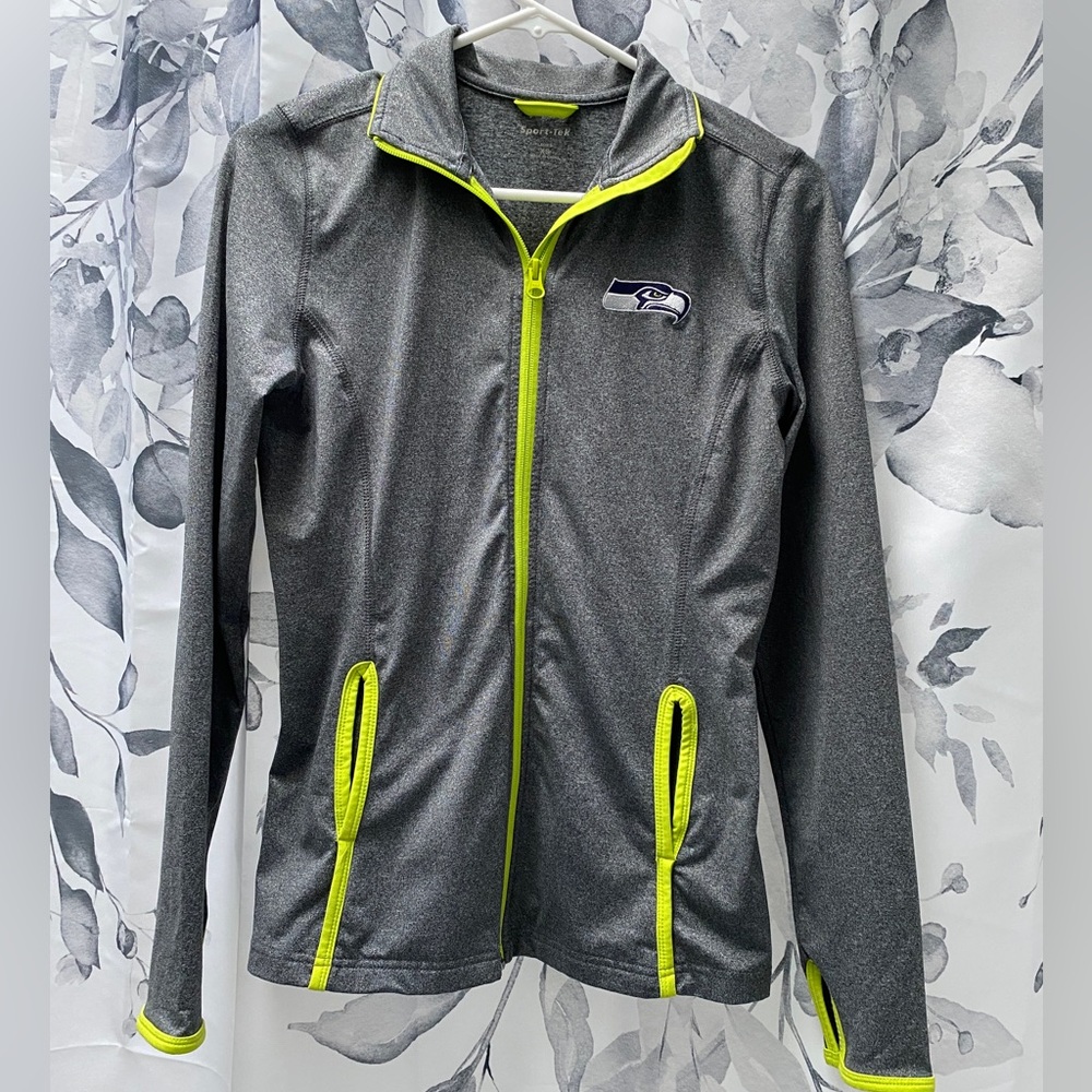Sport-Tek Full Zip Altheltic Seahawks Jacket, Women's XS